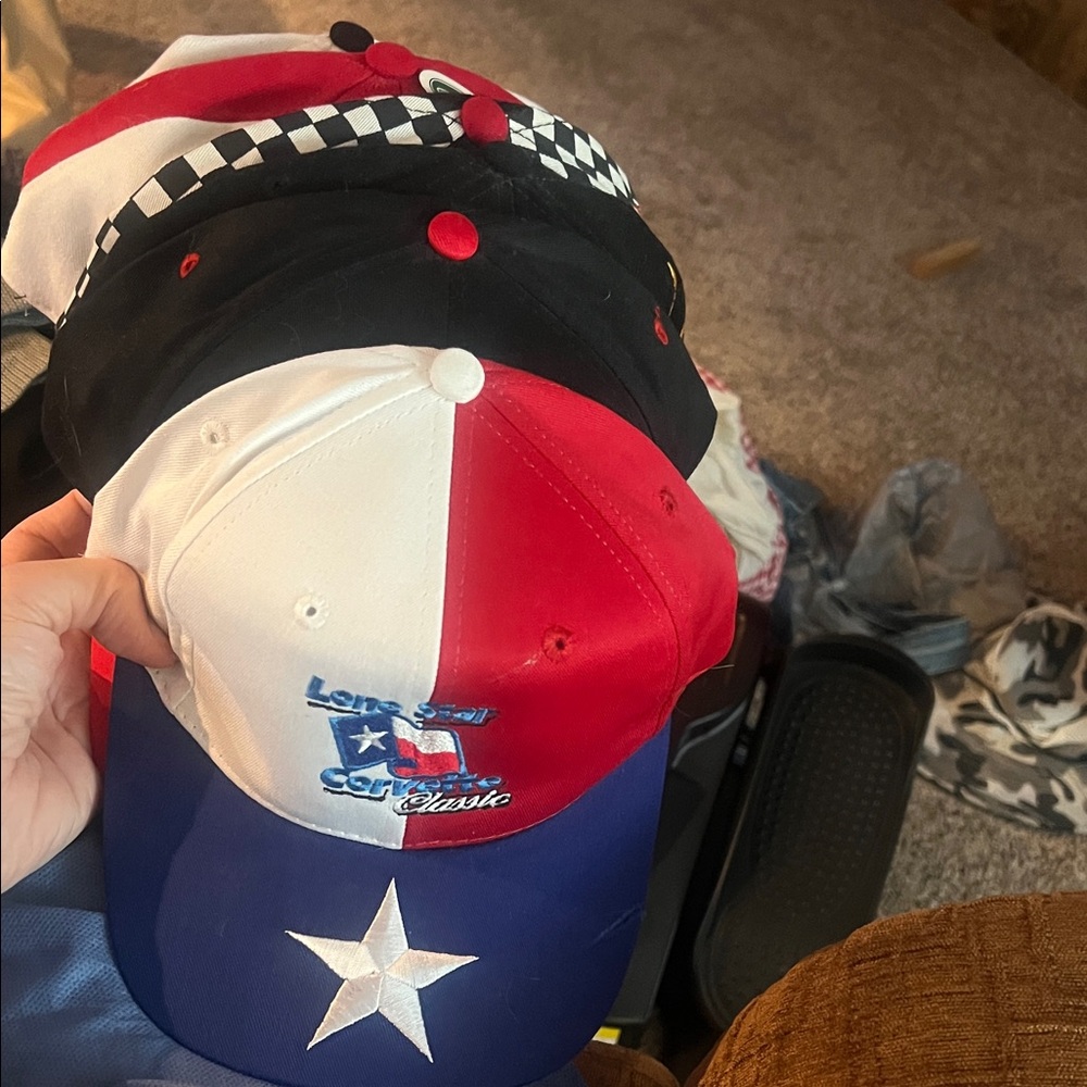 Corvette hat lot of 6 hats new  Lone Star